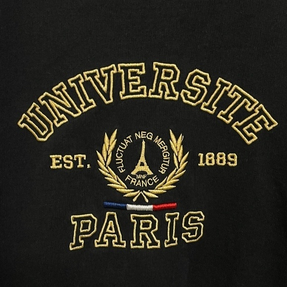 Vintage University of Paris France Crewneck Sweatshirt - Picture 3 of 5